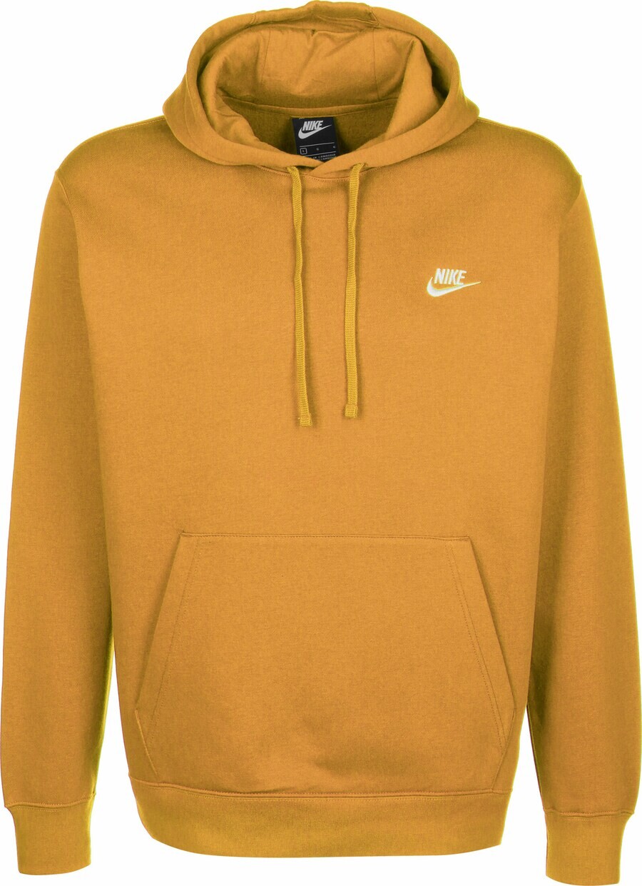 

Толстовка с капюшоном Nike Sportswear Regular fit Sweatshirt Club Fleece, цвет mustard