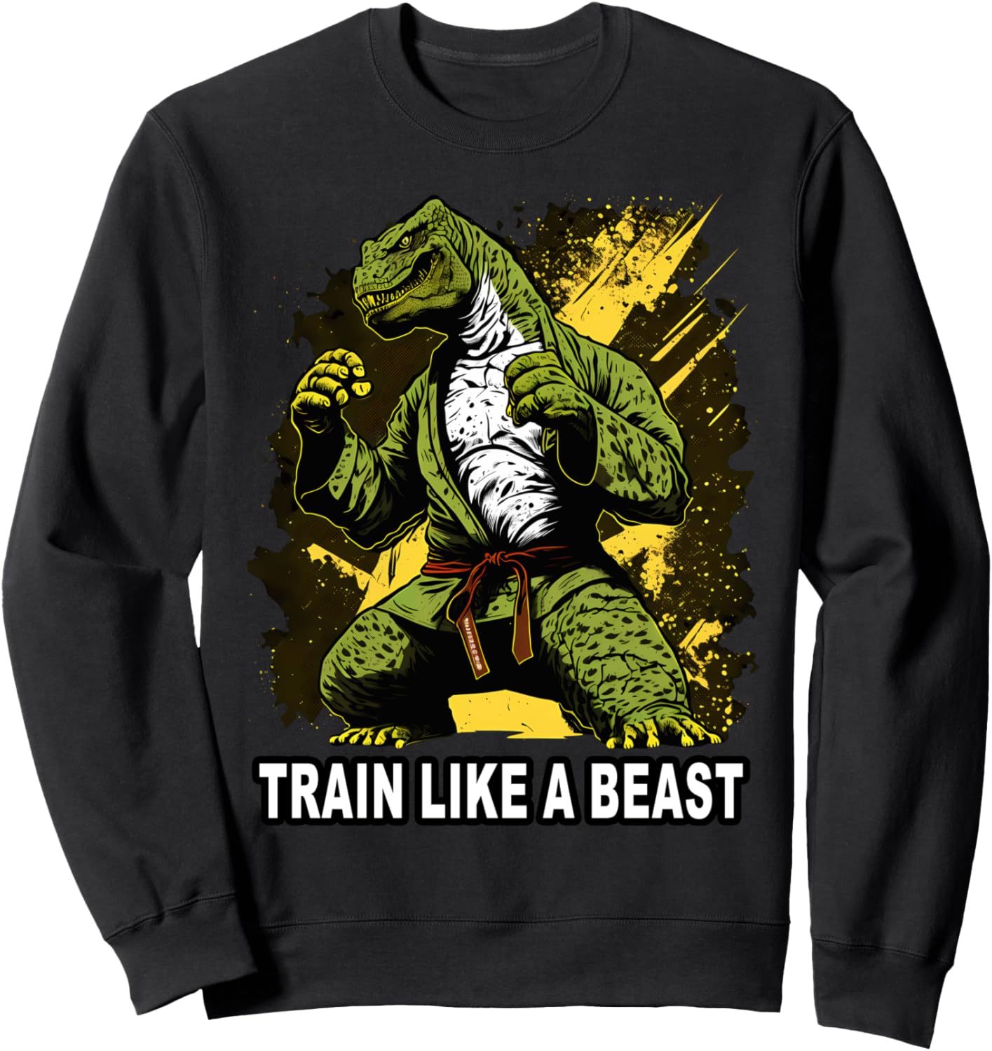 

Толстовка «Тренируйся как зверь» Tee Samurai - Mma Gym & Workout Motivation, черный