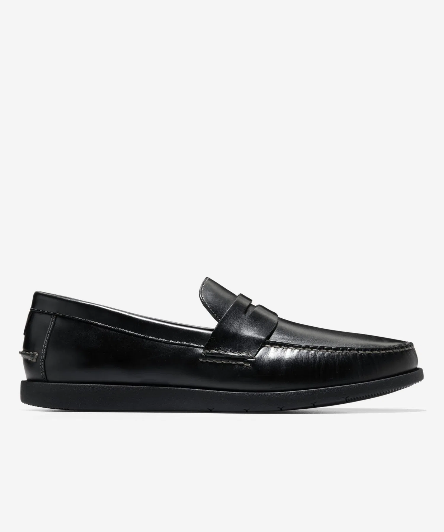 Мужские кожаные лоферы COLE HAAN чёрные — фото 3