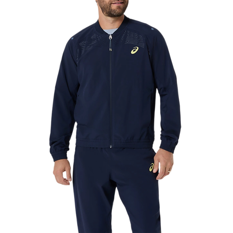 

ASICS Куртка мужская Midnight Baseball Collar Moderate Pilot