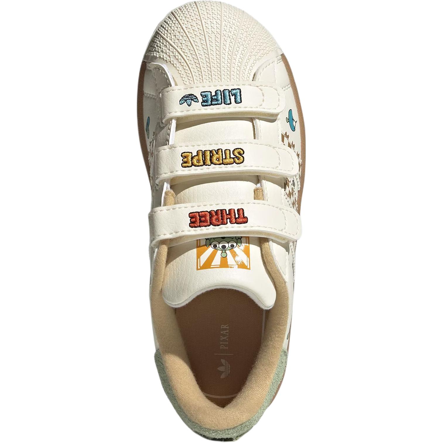 Adidas Originals Superstar 2 Low top детские скейтбординг кроссовки white brown kids' — фото 4