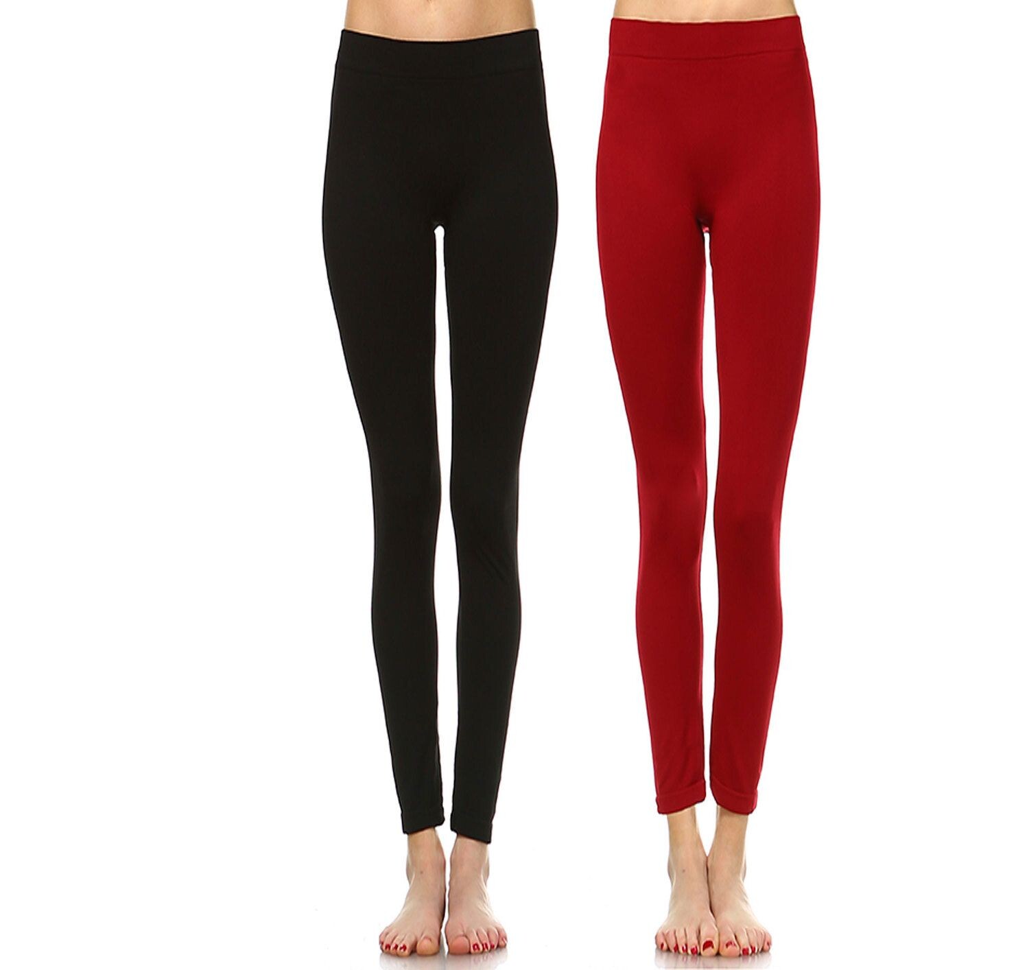 

Комплект из 2 однотонных леггинсов WM Fashion