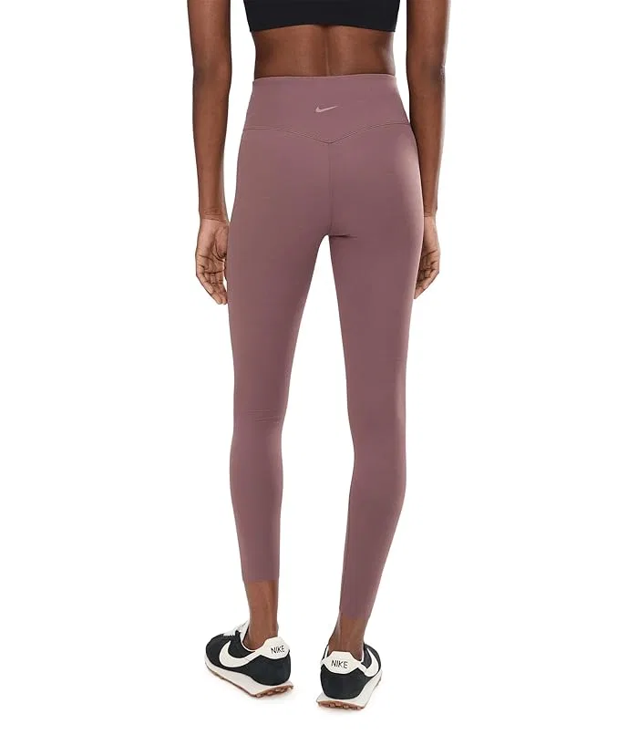 Леггинсы Nike Zenvy Gentle-Support High-Waisted 7/8, Tattoo/White — фото 4