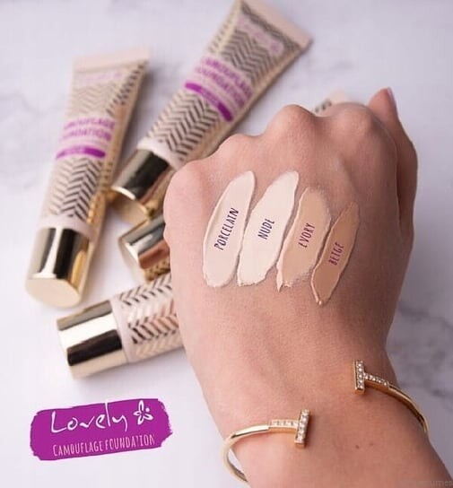 Покрывающая лицо тональная основа 3 Ivory, 25 г Lovely, Camouflage Foundation — фото 3