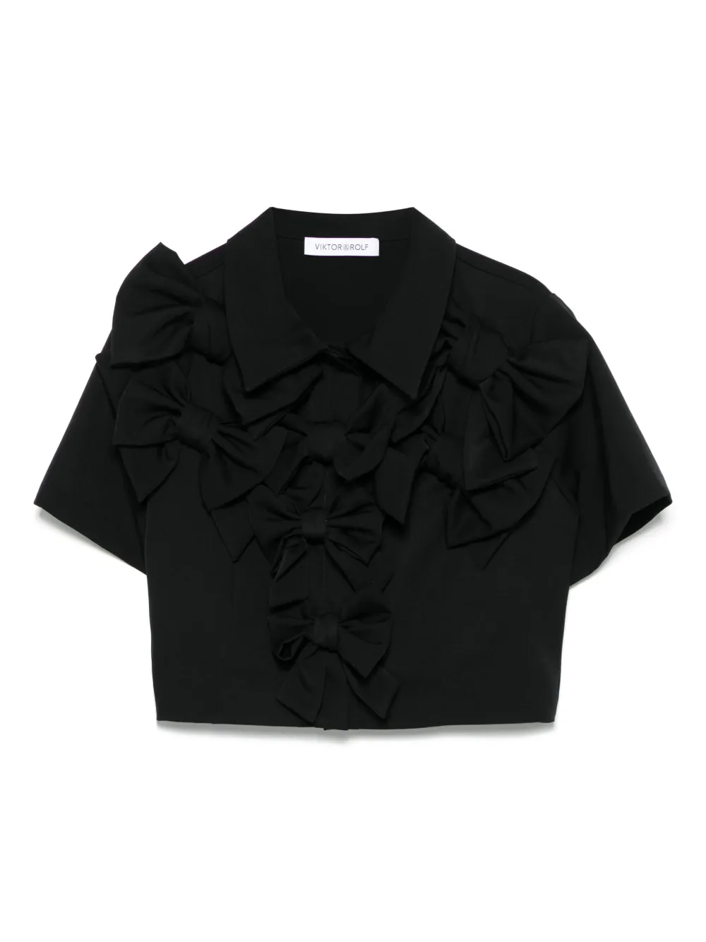 

Топ с бантом Viktor & Rolf, черный