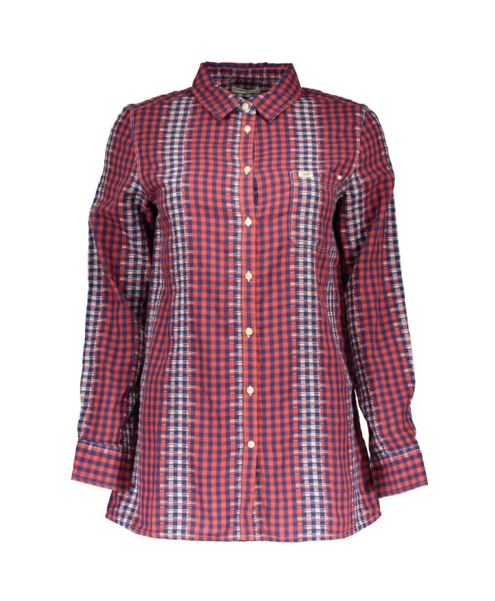 

Рубашка с длинными рукавами на пуговицах Lee, красный