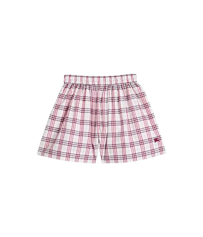 Шорты Marcy Check Burberry Kids, Aubergine