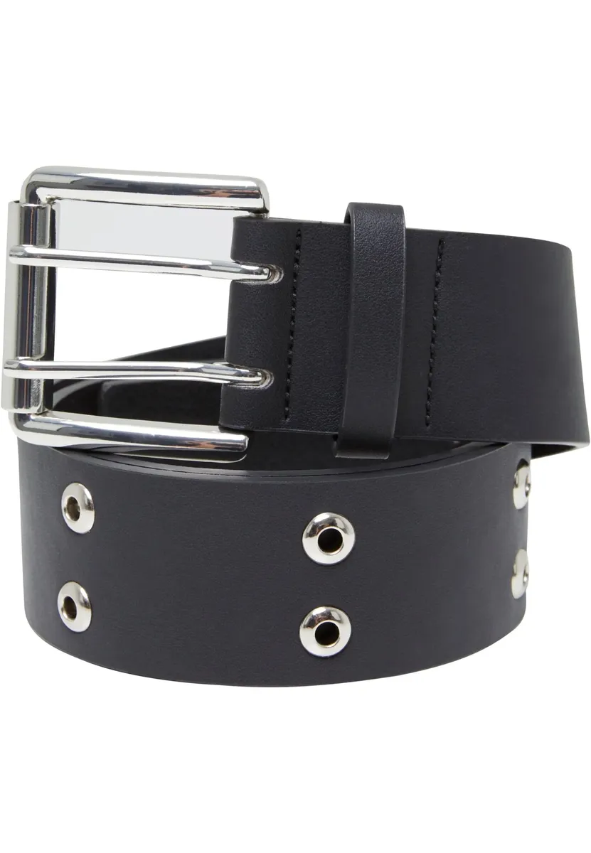 

Синтетический ремень URBAN CLASSICS " Urban Classics Men's Double Eyelet Belt", черный