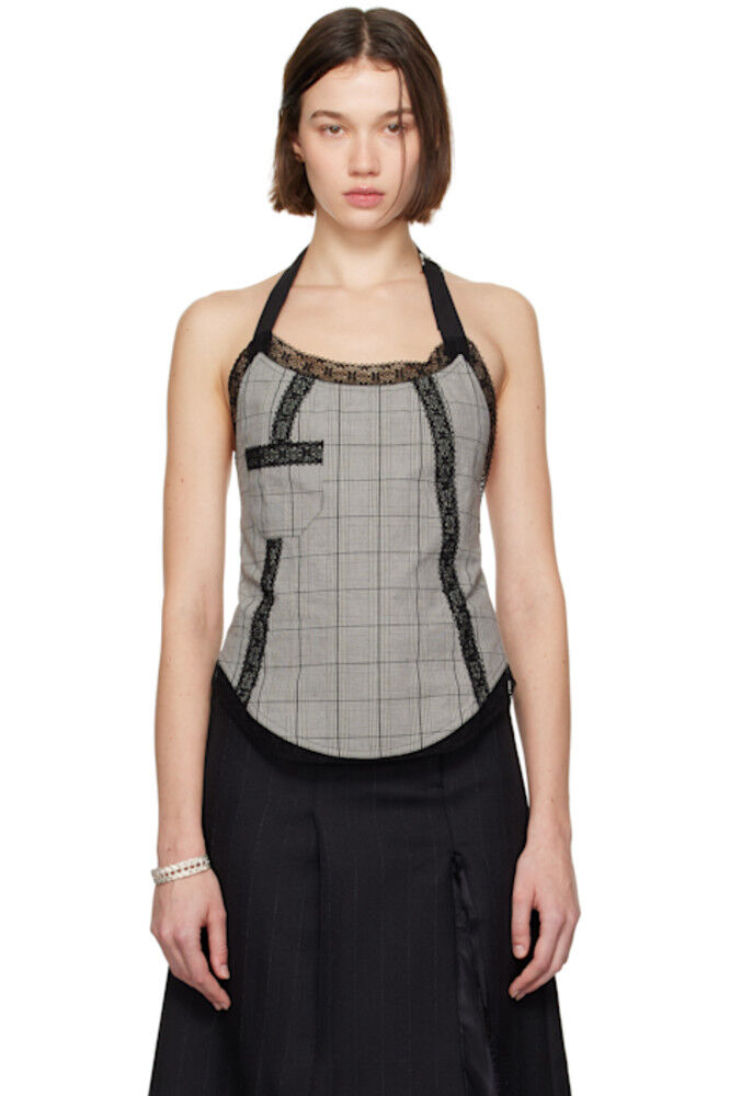 

Gray Pinafore Топ OUR LEGACY