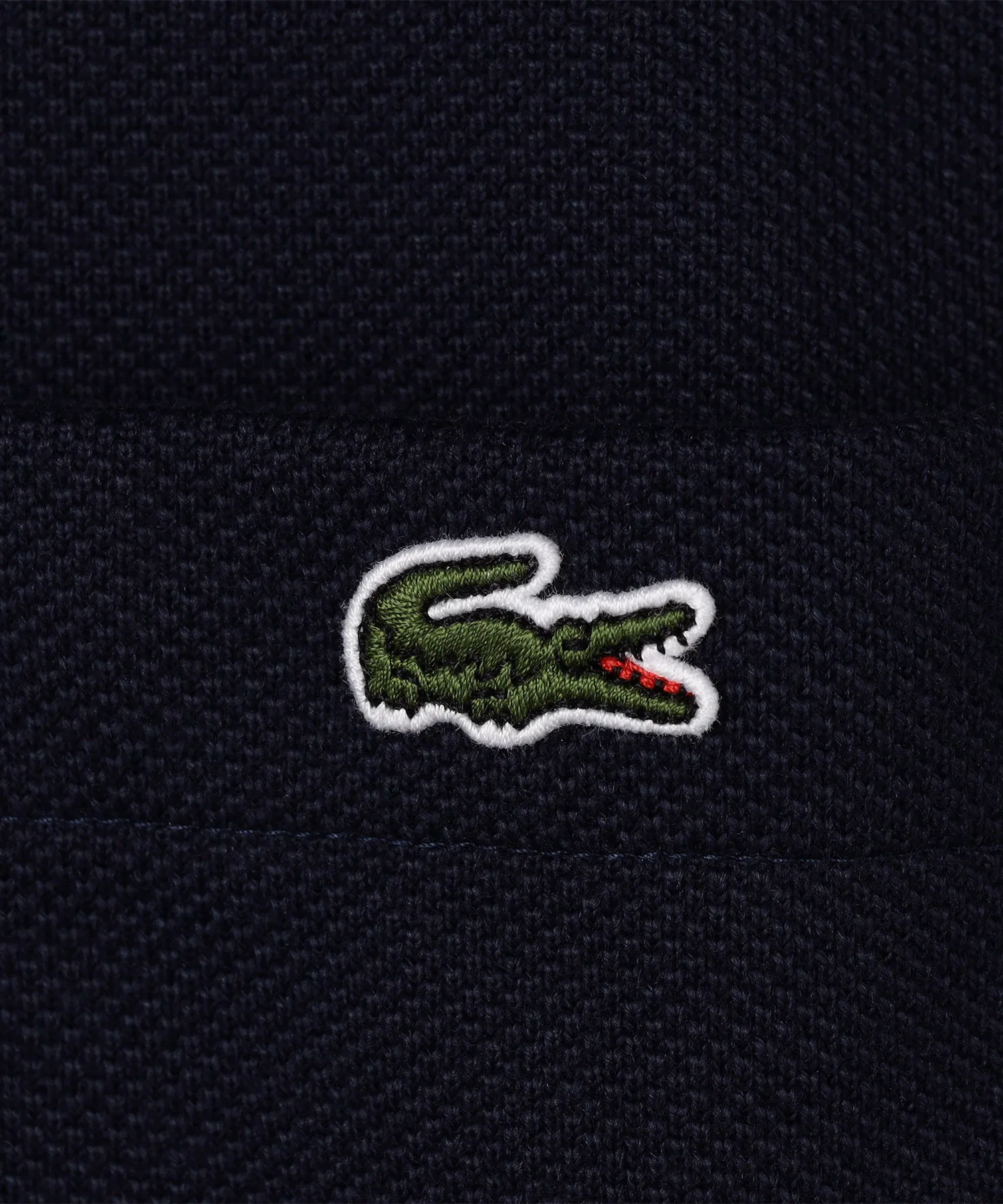 Мужская футболка Lacoste с карманом и логотипом чёрная — фото 4