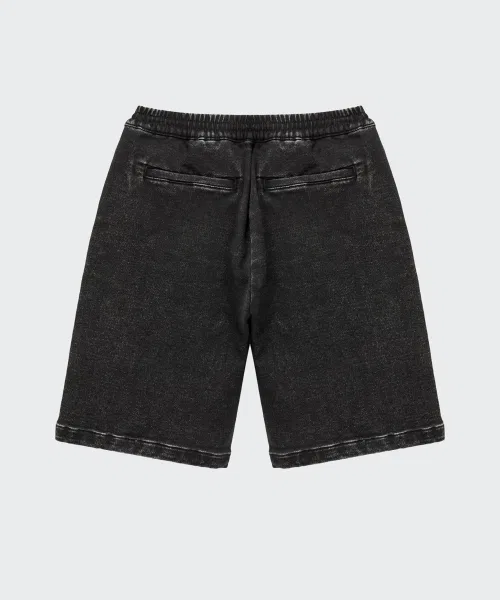 Детские шорты MUSINSA STANDARD KIDS Denim Jersey One-Tuck Wide Banding Shorts — фото 4