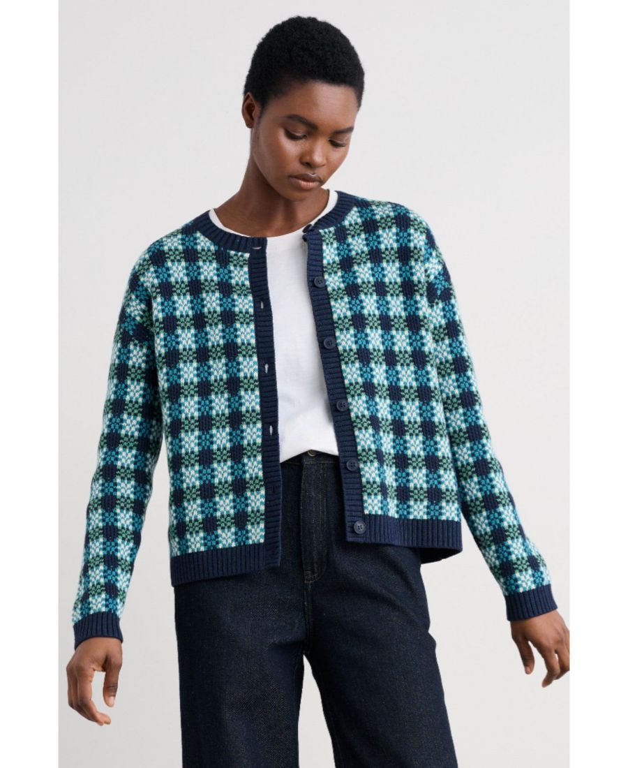 

Женский кардиган Кенса Seasalt Cornwall, Circlet maritime emulsion