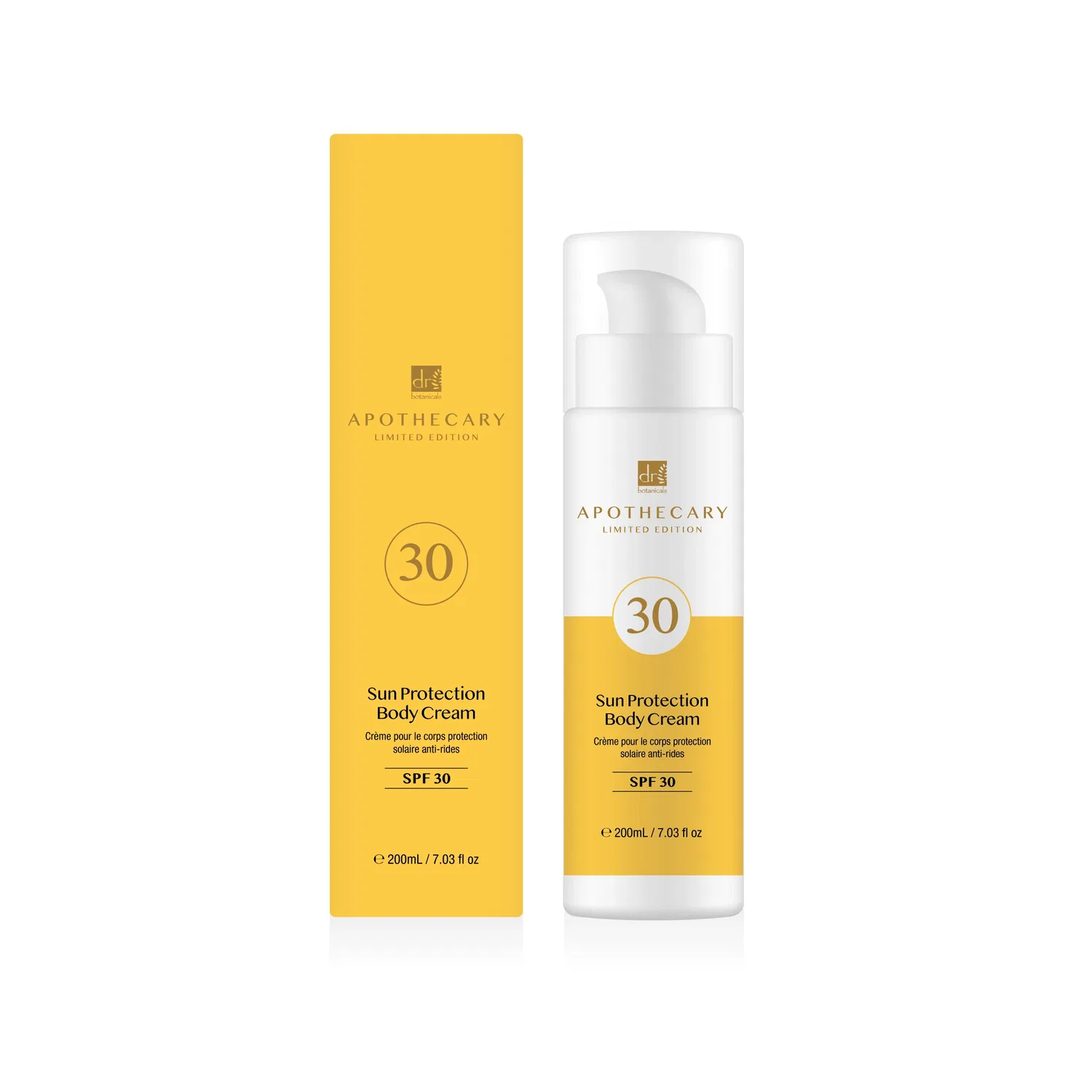 Солнцезащитный крем для тела SPF 30 Dr Botanicals 200 мл