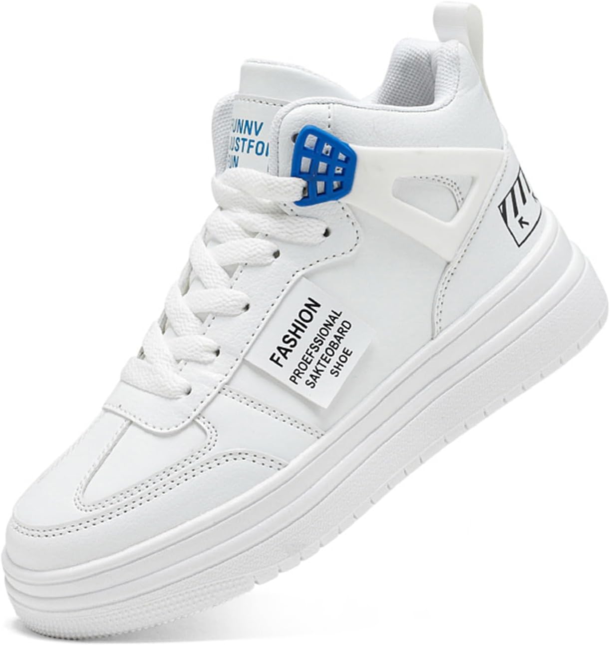 

Мужские высокие кеды GSIGUL для скейтборда, повседневной ходьбы, кроссовки с граффити, модные спортивные обувь, белый