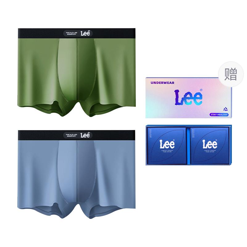 

Классические 101 трусы мужские подарочный набор из 2 полосок Lee, темно-синий