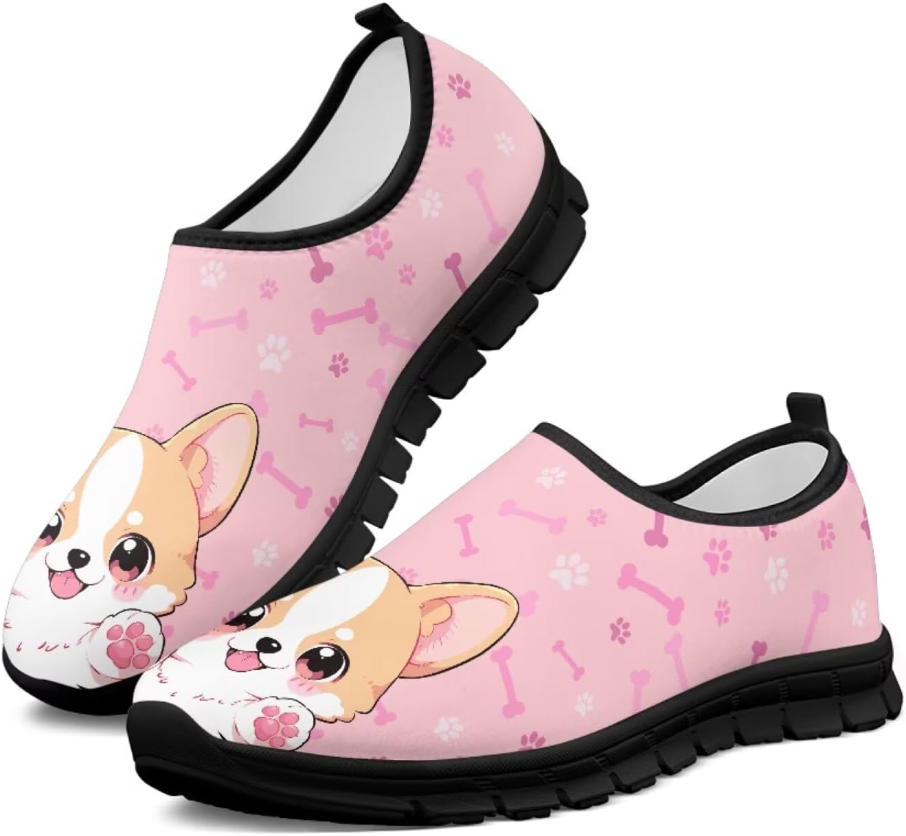 

Кроссовки для тенниса, балетки, прогулочные лоферы, кроссовки, обувь для широкой стопы, деловая офисная обувь для женщин и мужчин Ecaestolph, розовый