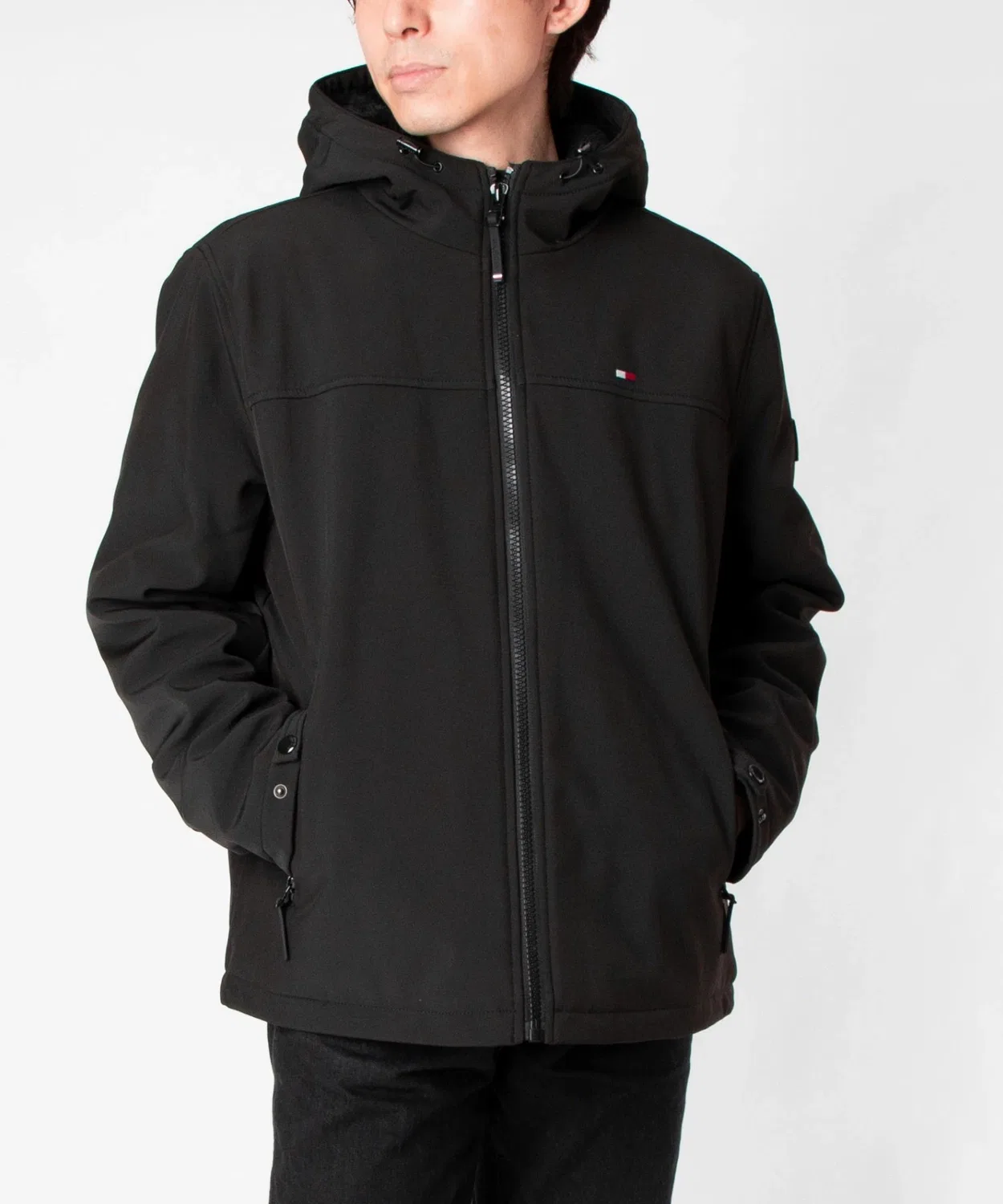 Куртка Tommy Hilfiger Filled Soft Shell, чёрный