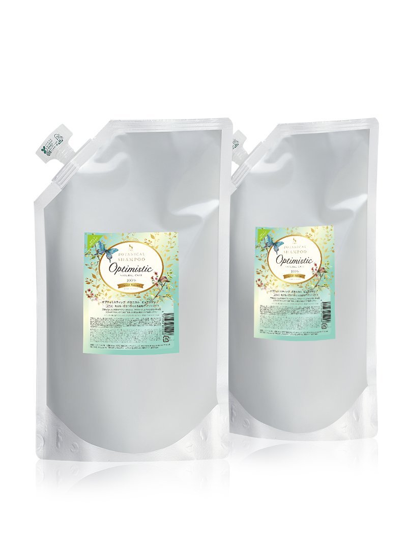 Набор из 2 флаконов шампуня Botanical Pure Shampoo 900 мл (сменный блок). Optimistic, others