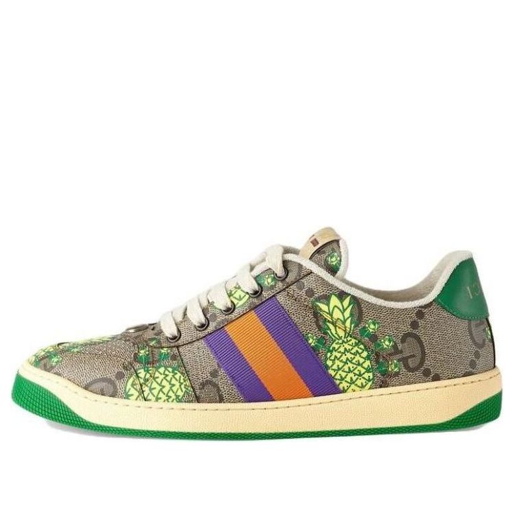 

Кроссовки Gucci GG Tropical Patterns Sneakers 'Tan Multi', желто-коричневый