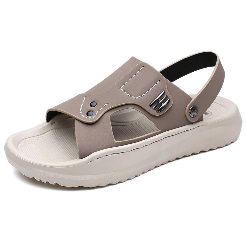

King Jinmai Пляжные сандалии мужские бежевые, цвет Beige