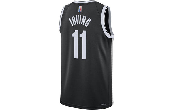 Майка Men's Nike NBA Retro Basketball Jersey/Vest SW Fan Edition Brooklyn Nets Kyrie Irving No. 11 Black, черный — фото 2