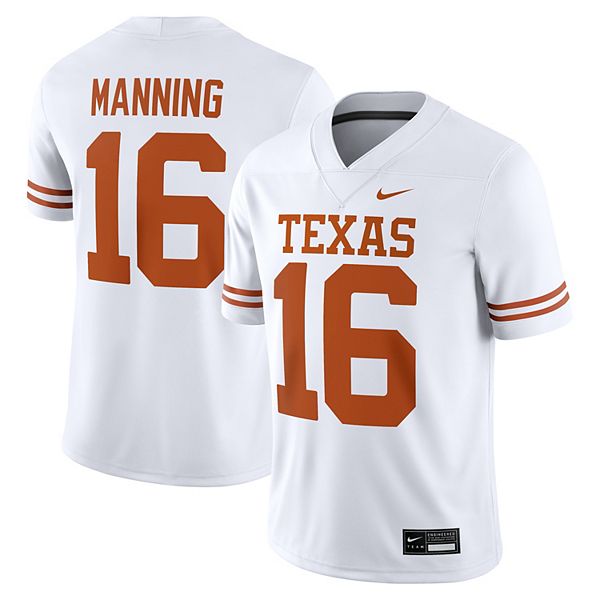 

Футболка мужская arch manning white texas longhorns road game Nike