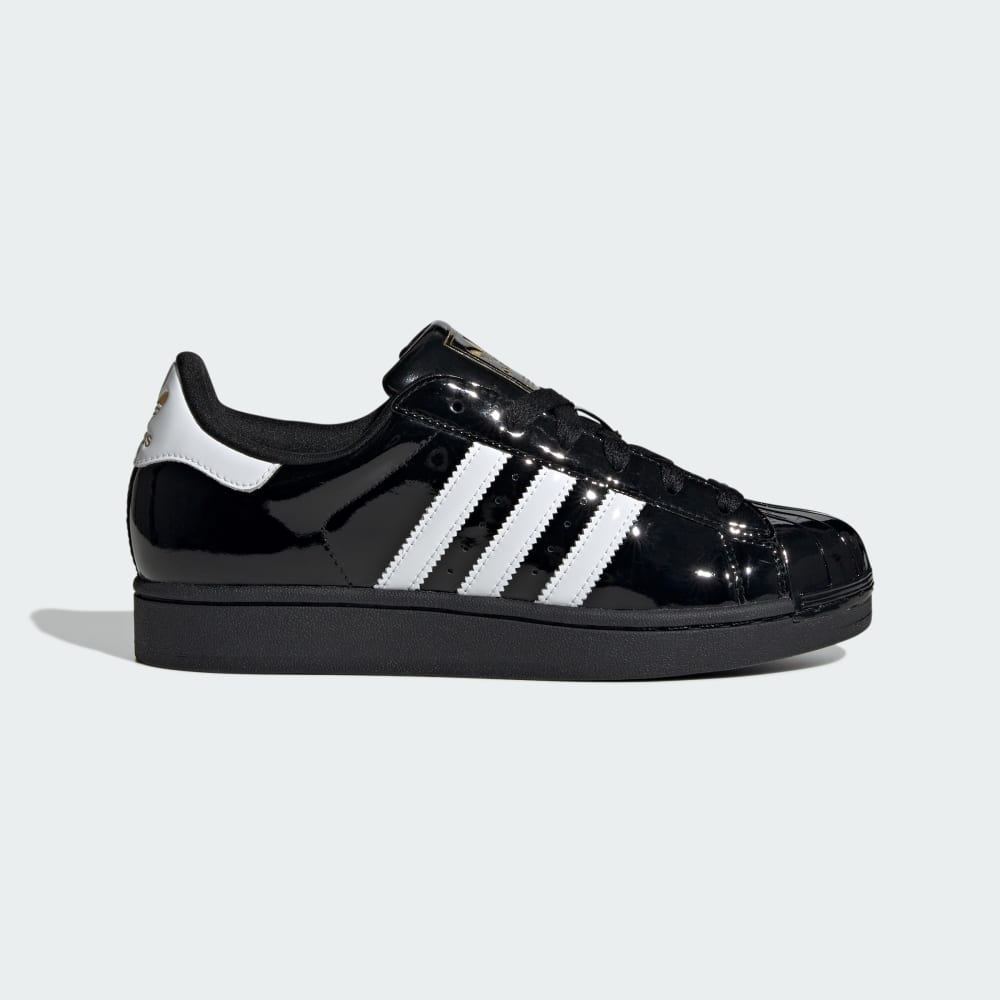 Кроссовки Adidas Superstar II Shoes, цвет Core Black/Cloud White/Gold Metallic