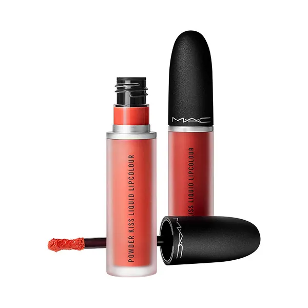 

Жидкая помада Kiss It Twice Powder Kit Liquid Duo Mac Cosmetics, цвет orange