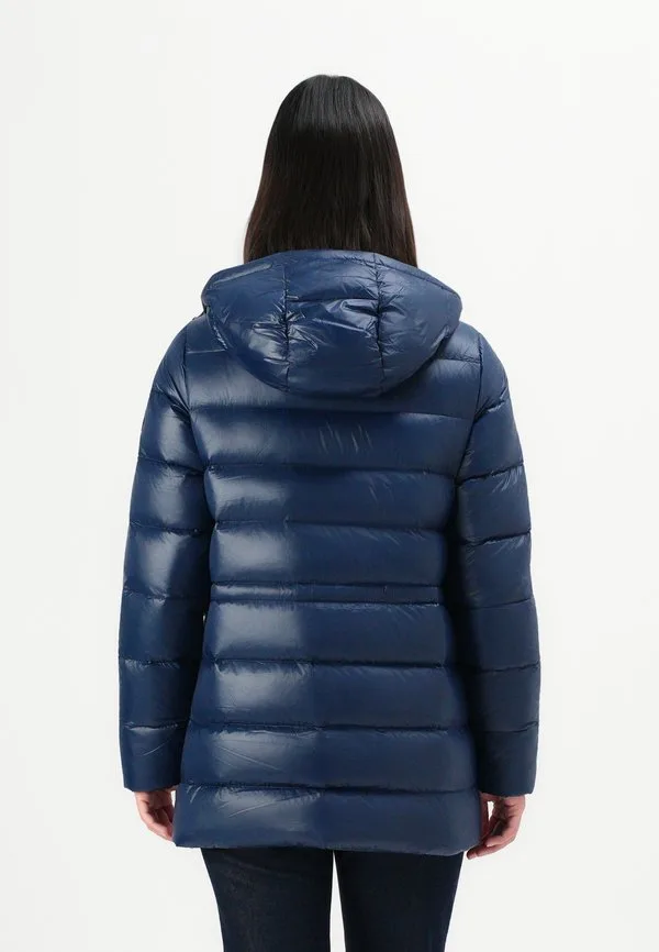 Глянцевый жилет, пуховое пальто Tommy Hilfiger, Dark Night Navy — фото 3