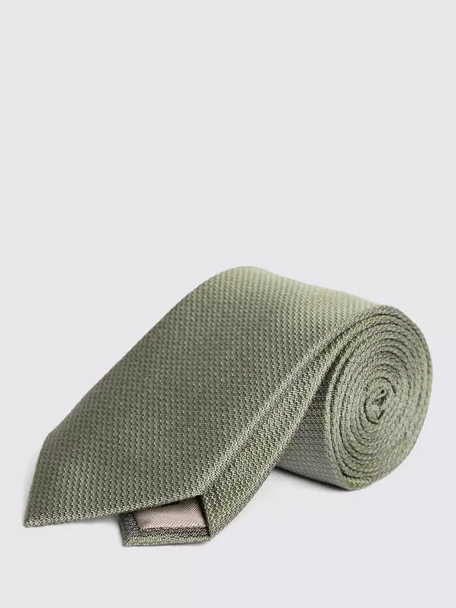

Галстук Moss Silk Semi Textured, зеленый
