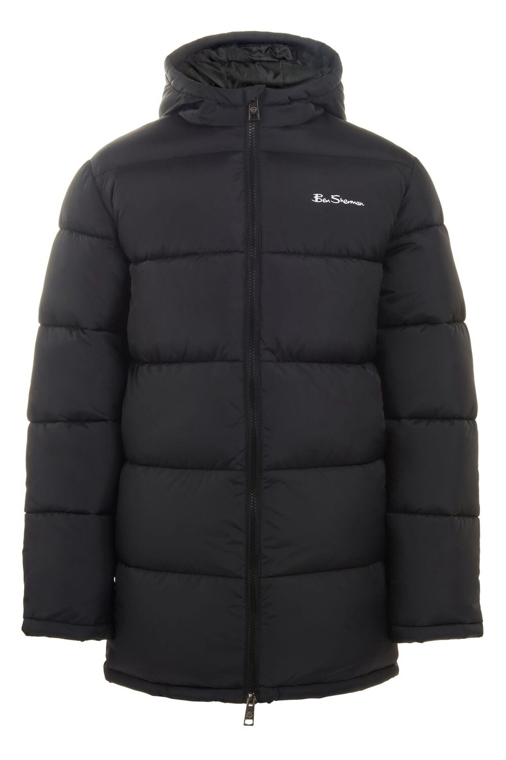 

Длинная куртка пуховик для мальчиков Ben Sherman, черный