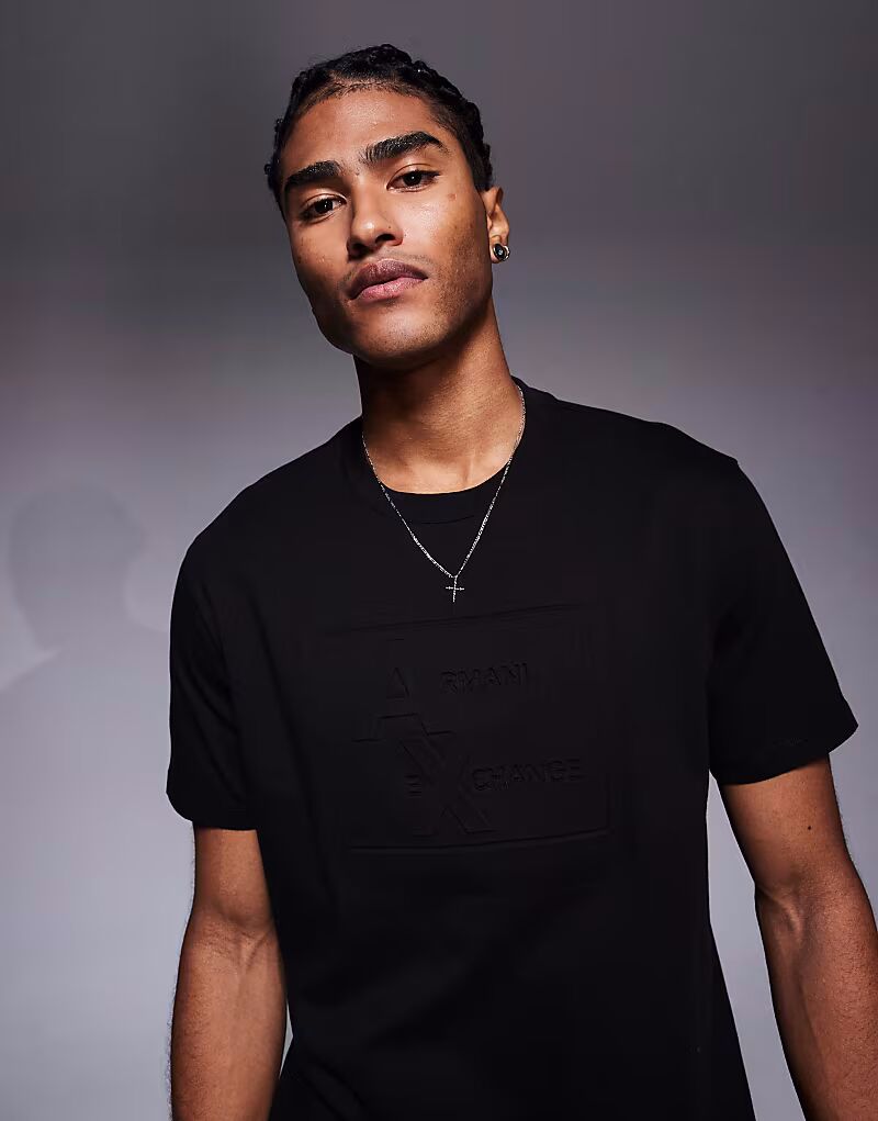 

Футболка черного цвета Armani Exchange