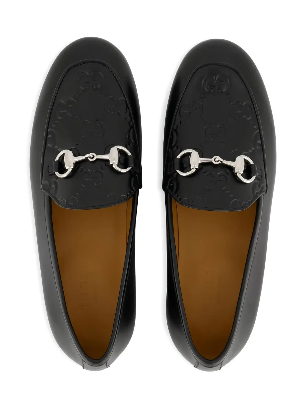 Лоферы Horsebit gg Gucci Kids, черный — фото 2