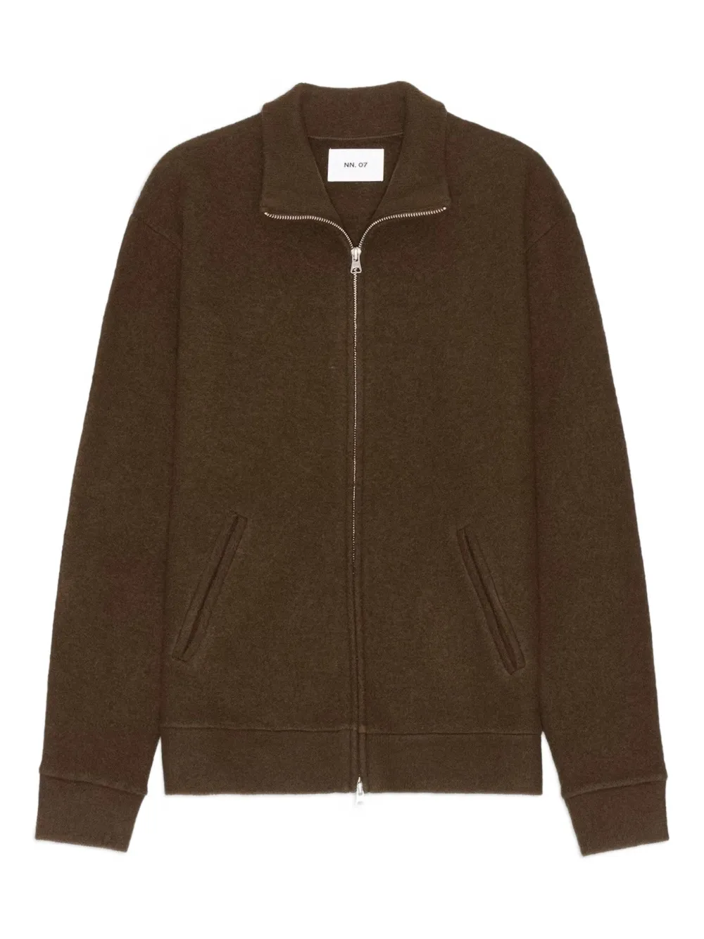 

Сваренный (уплотненный) свитшот на молнии Nn06, коричневый