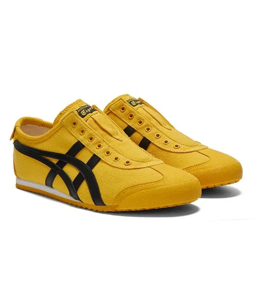 Унисекс слипоны Onitsuka Tiger MEXICO 66 Жёлто-чёрные — фото 3