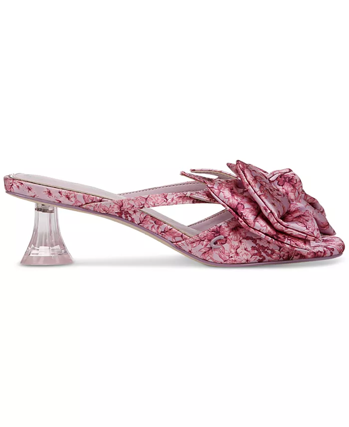 Женские босоножки на низком каблуке Natalina Bow с бантом Circus NY by Sam Edelman, розовый — фото 2
