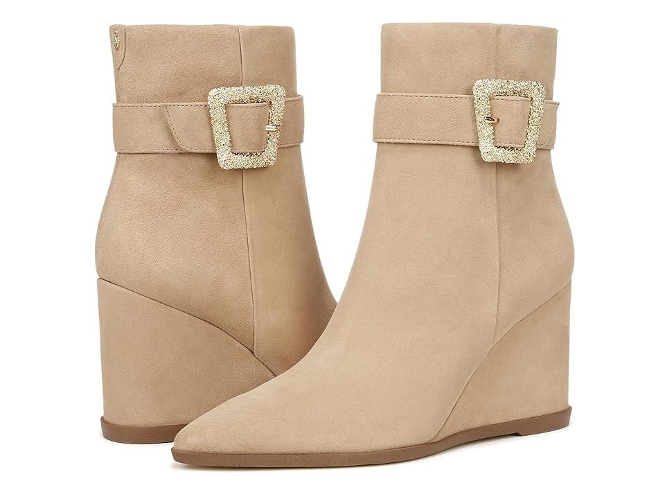 Sam Edelman Weslie I7768L1250 Ботинки женские бежевые кожаные на платформе — фото 3