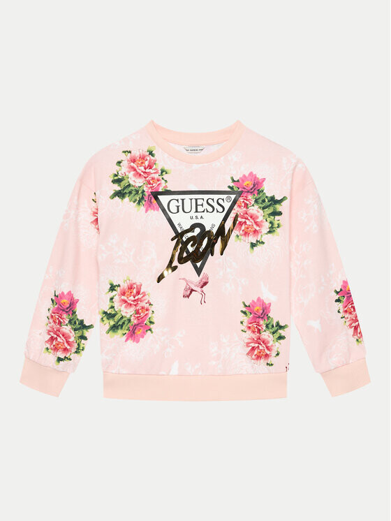 

Толстовка regular fit Guess, розовый