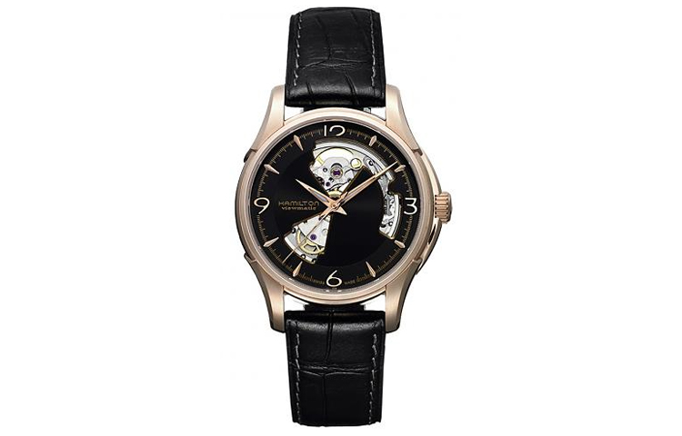 

Hamilton Часы Jazzmaster Open Heart Auto H32575735, Black Dial
