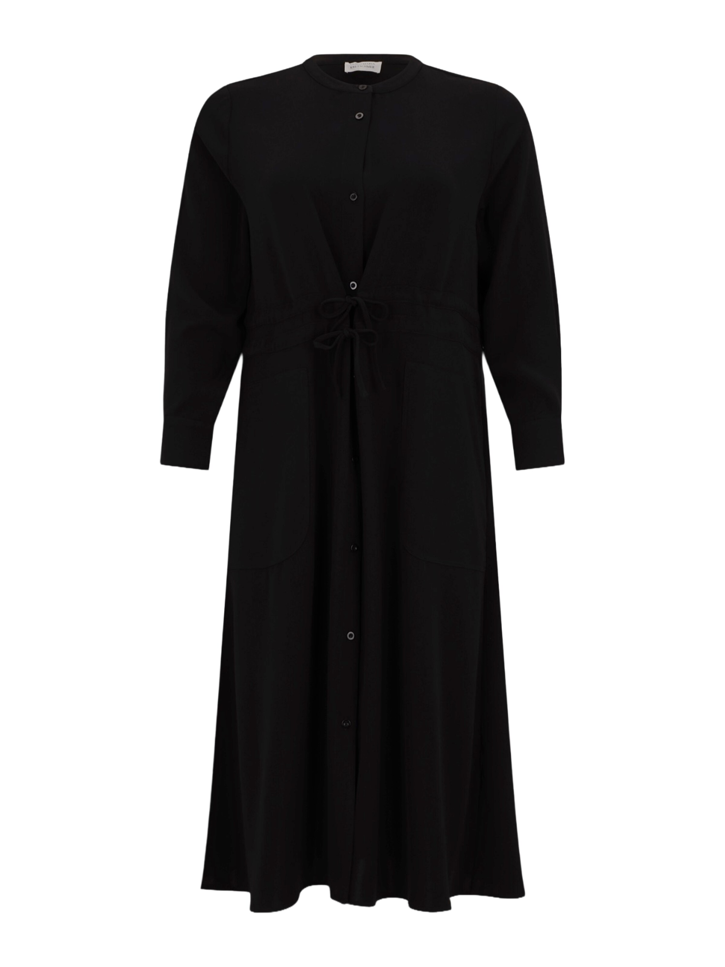 

Guido Maria Kretschmer Curvy Платье-рубашка 'Lina' в черном цвете