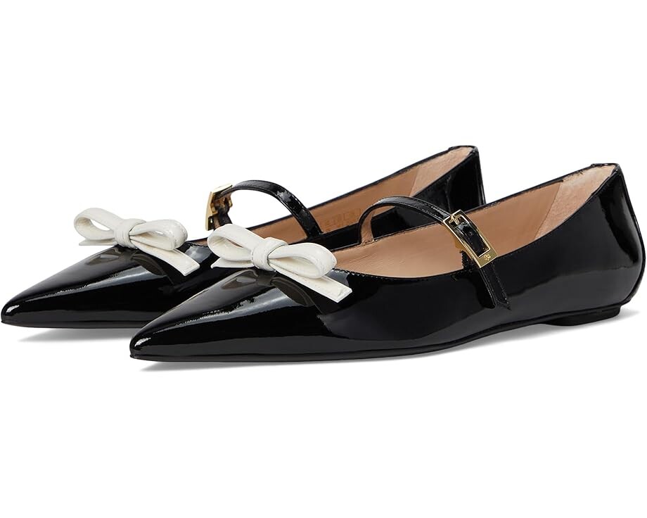 

Туфли на плоской подошве Stuart Weitzman Strt Felicity Mry Jne, цвет Black/Cream