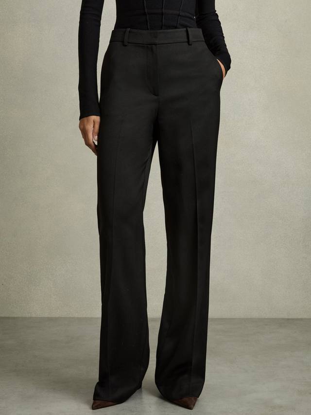 

Широкие брюки petite millie Reiss, черный
