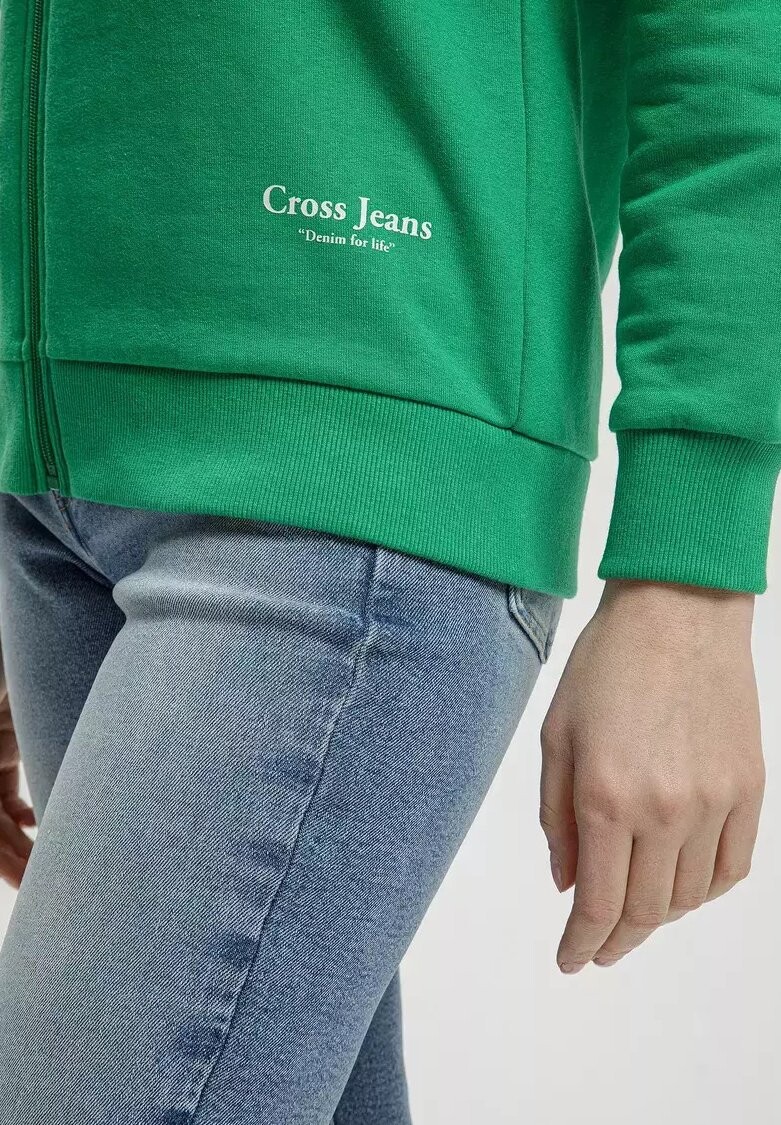 

Толстовка на молнии KAPTUREM Cross Jeans, зеленый