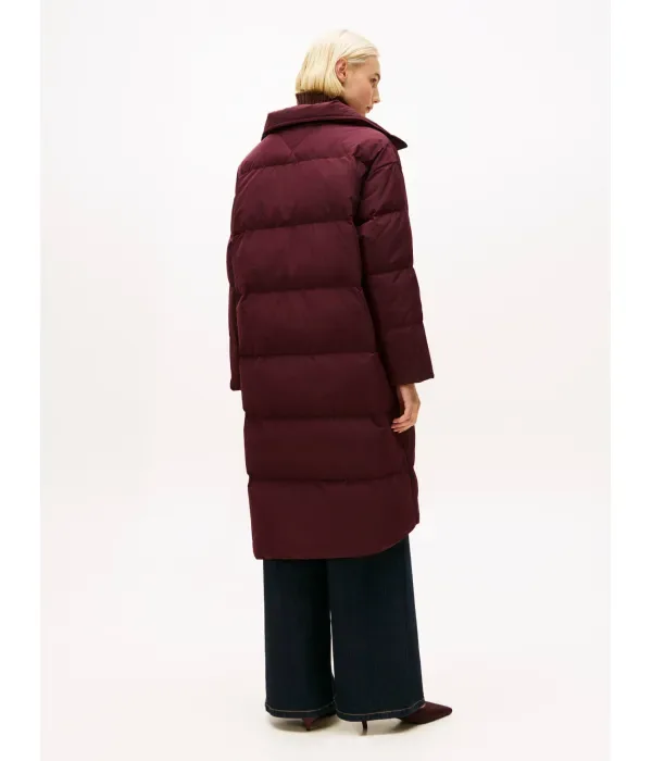 Пуховое пальто Tommy Hilfiger, бордовый — фото 2