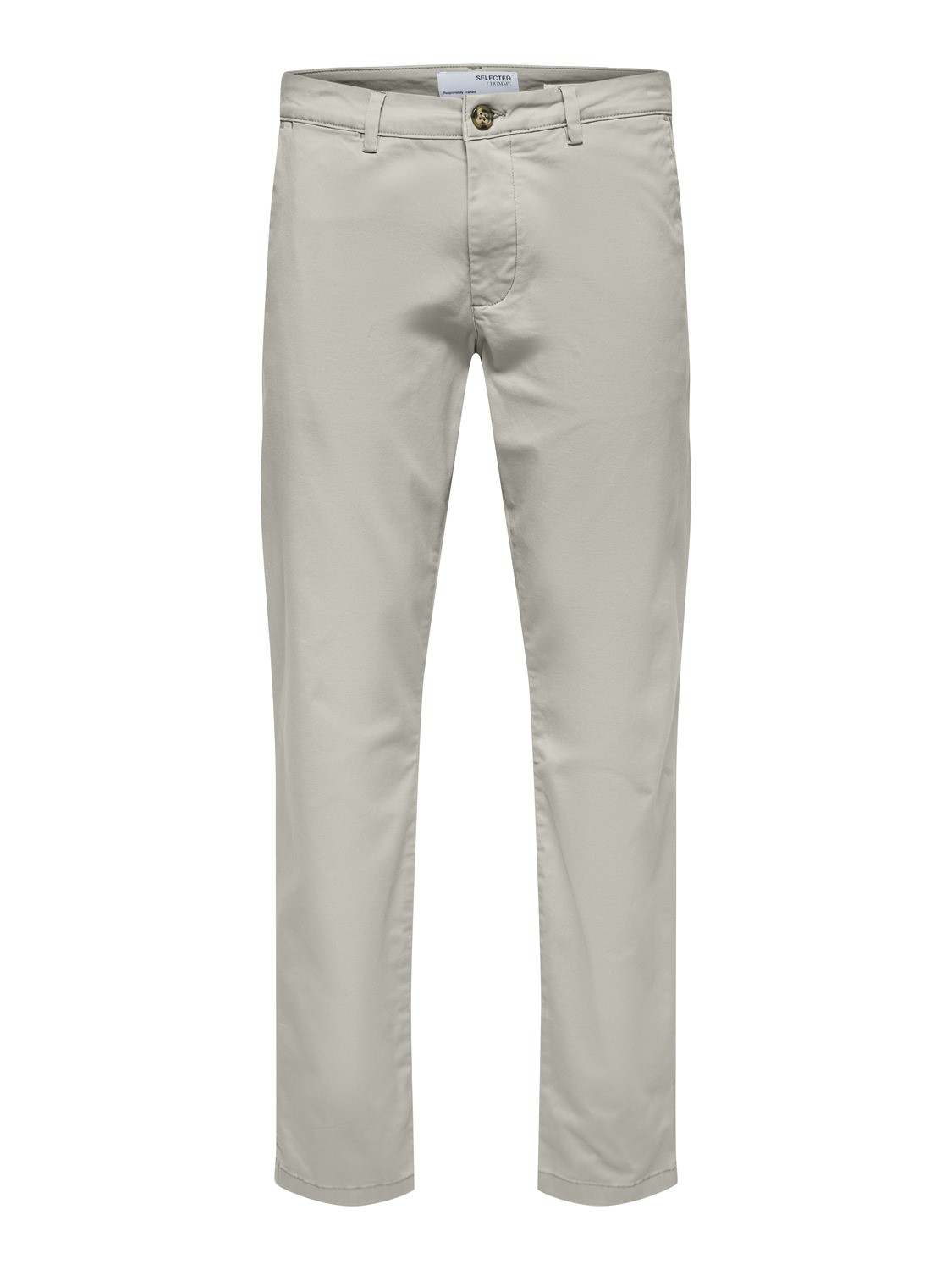 

Тканевые брюки SELECTED HOMME Stoff/Chino SLHSLIM NEW MILES slim, серый