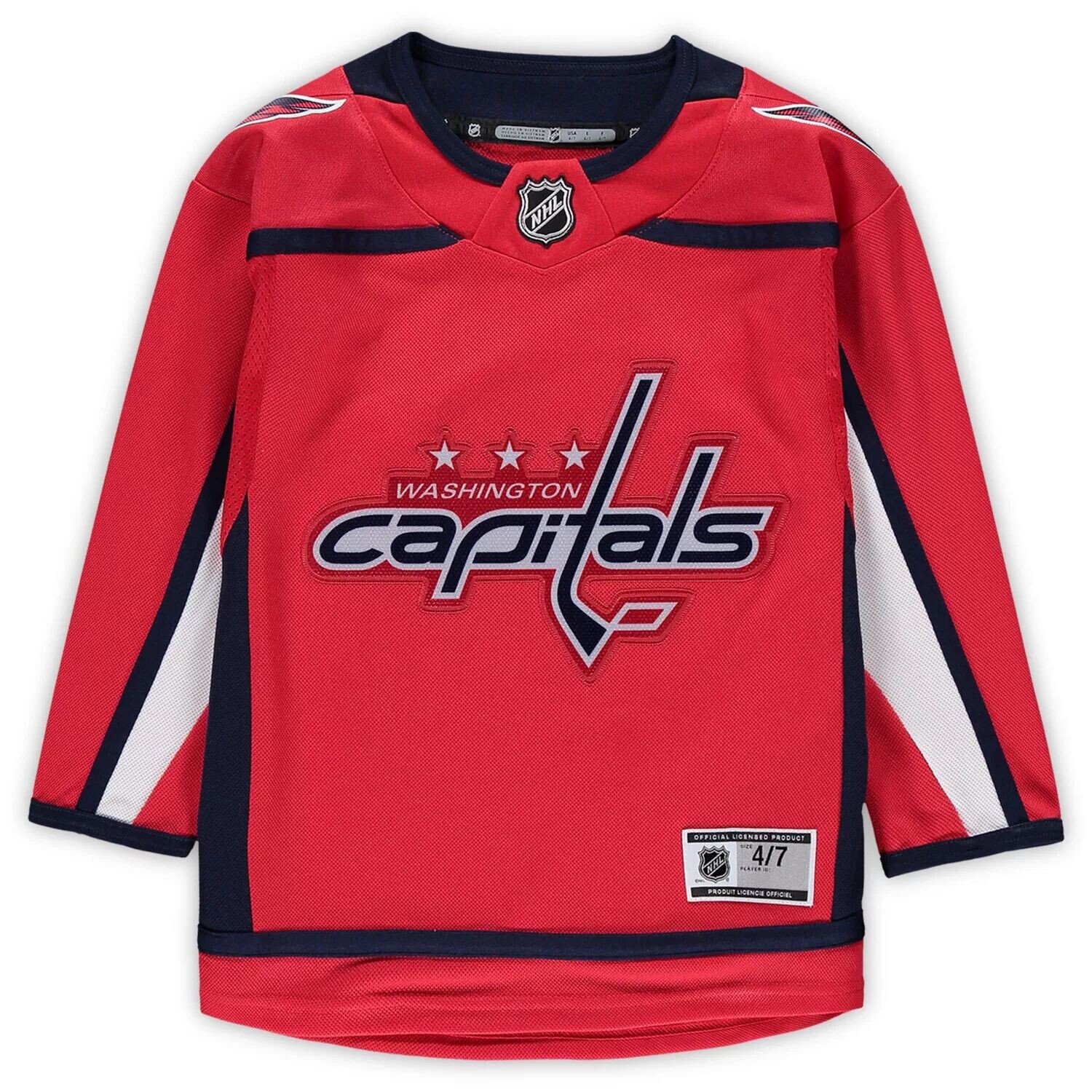 

Джерси дошкольной команды Red Washington Capitals Premier Premier Outerstuff