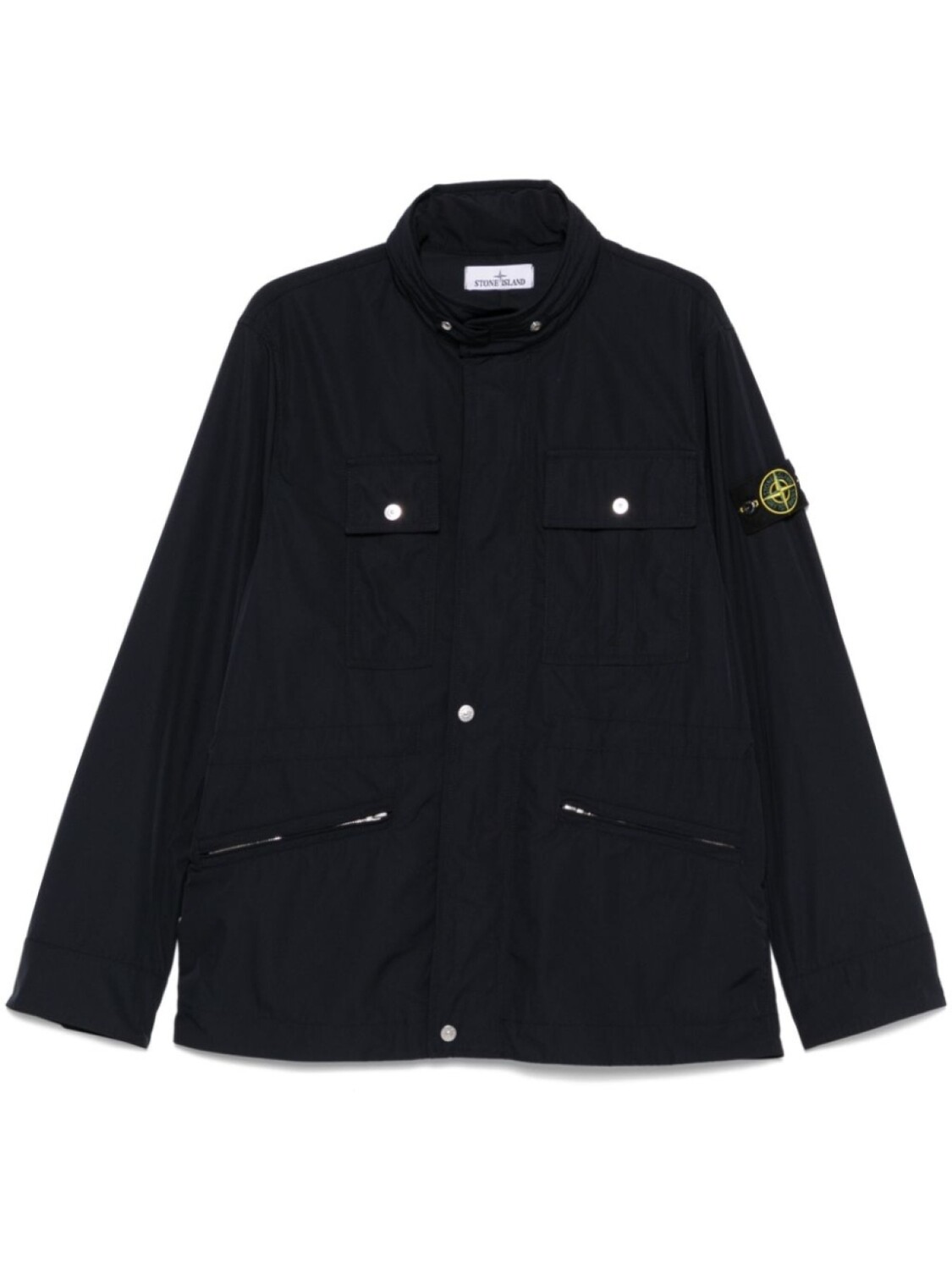 

Stone Island куртка с нашивкой Compass, синий
