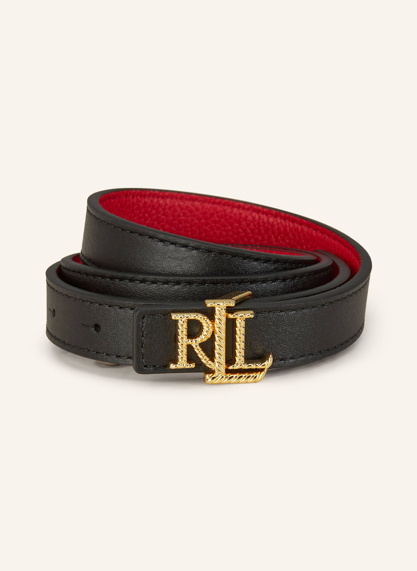 

Двусторонний кожаный ремень Lauren Ralph Lauren, мультиколор