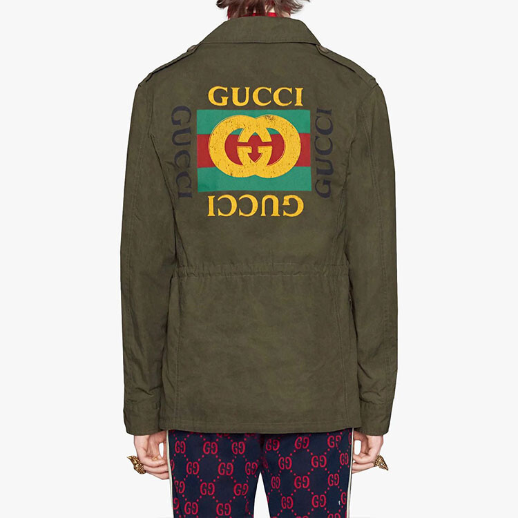 Куртка мужская Gucci, зеленый — фото 3