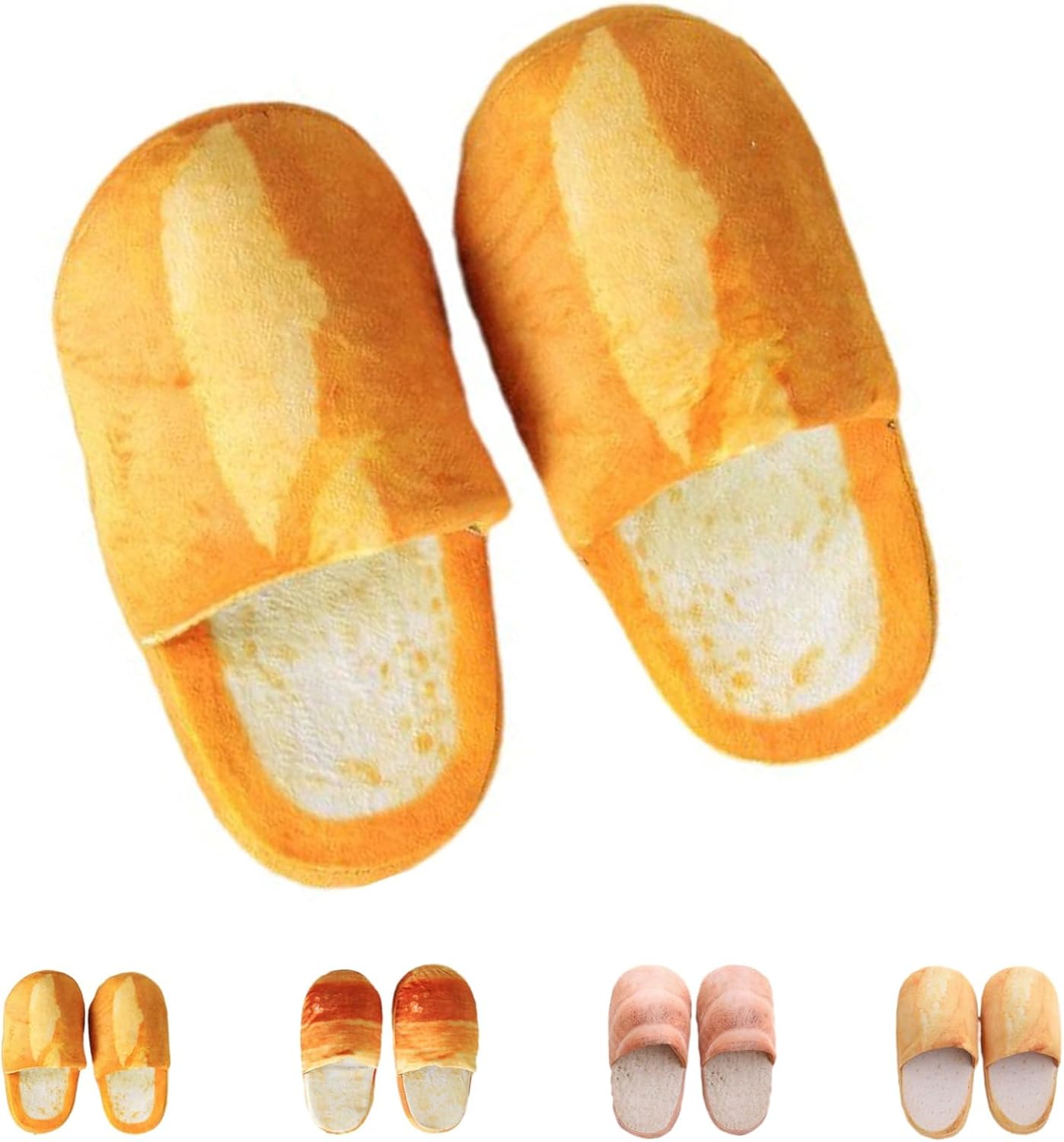 

Тапочки в виде хлеба для женщин и мужчин, тапочки в виде буханки хлеба, нелепые туфли для женщин, странные домашние тапочки в подарок на Хэллоуин и Рождество Generic, A